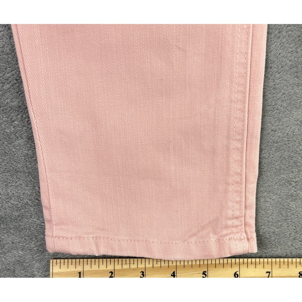 Democracy Women's Straight Leg Jeans - Light Pink - Picture 9 of 14